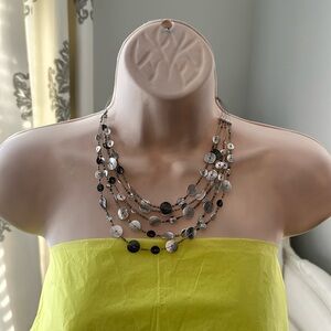 Beautiful Silver colored Adjustable Necklace